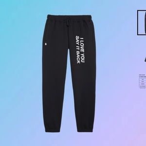ILYSIB new black sweatpants Lonely Ghost
